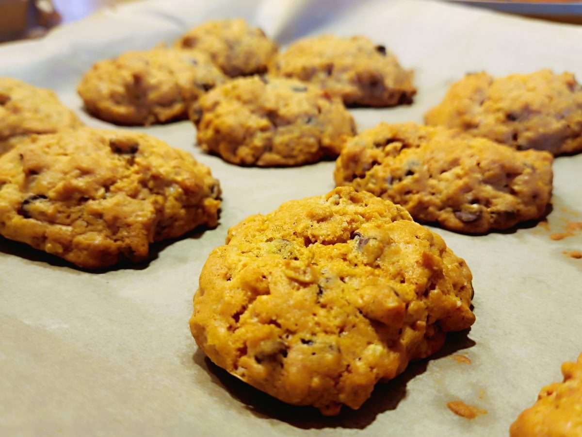 Cookies chocolat noir et flocons d’avoine