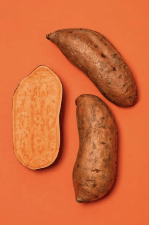 Tarte à la patate douce et graines de sésame
