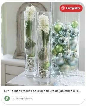 decoration pour table de noël à faire soi-même