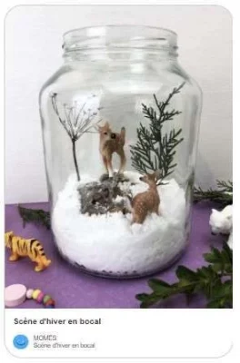 decoration pour table de noël à faire soi-même