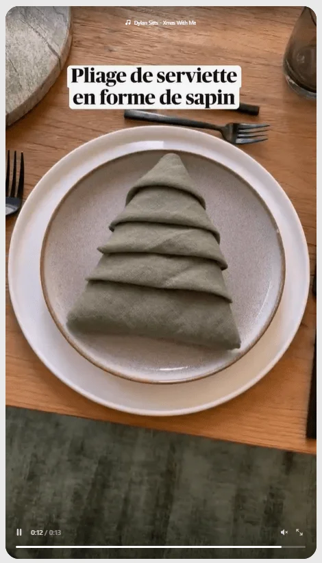 decoration pour table de noël à faire soi-même