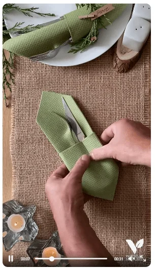 decoration pour table de noël à faire soi-même