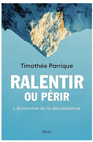 résumé livre de Timothée Parrique ralentir ou périr ? - OptiMoms
